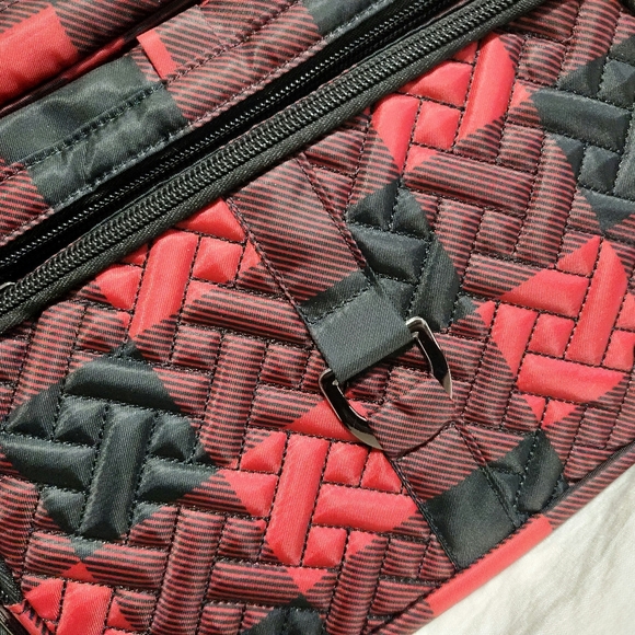 ❗SOLD❗Lug Carousel XL Crossbody Bag in Buffalo Check Red - Picture 4 of 8
